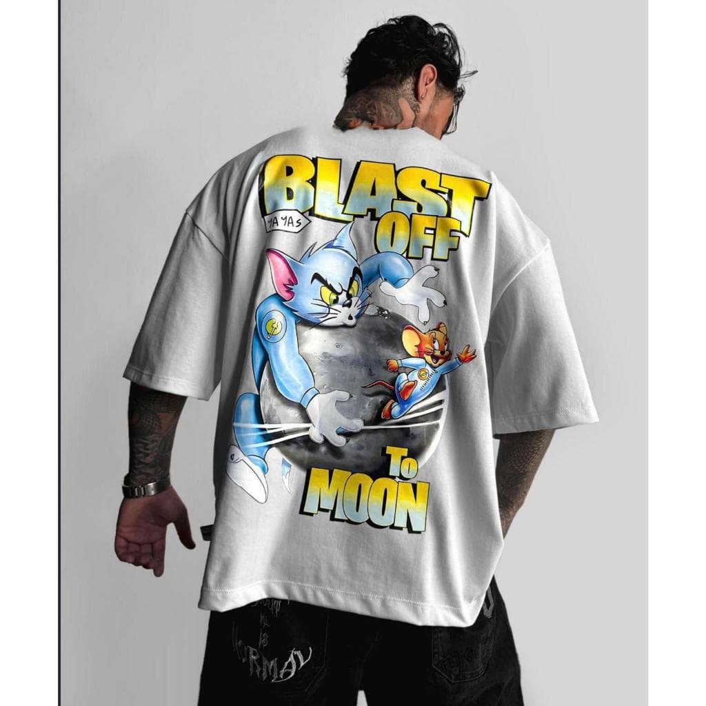 Camiseta tom e jerry aftersoul plus algodão streetwear clássicos pop desenho animado unisex.