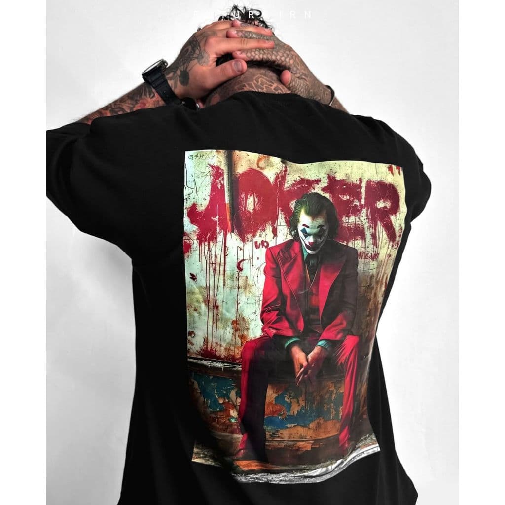 Camiseta Joker Oversized Unissex Aftersoul – Estilo streetwear e conforto premium
