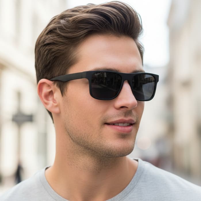 Óculos de Sol Selt Quadrado Premium Flexivel Clássico uv400 Unissex