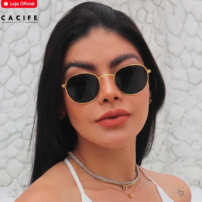 Óculos de Sol Circle Redondo Premium Clássico Vintage Oldstyle Retrô uv400 Unissex