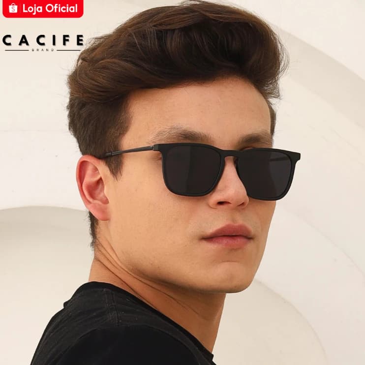 Óculos de Sol Clássico Mais Vendido Quadrado Preto Fosco Básico uv400 Masculino Feminino