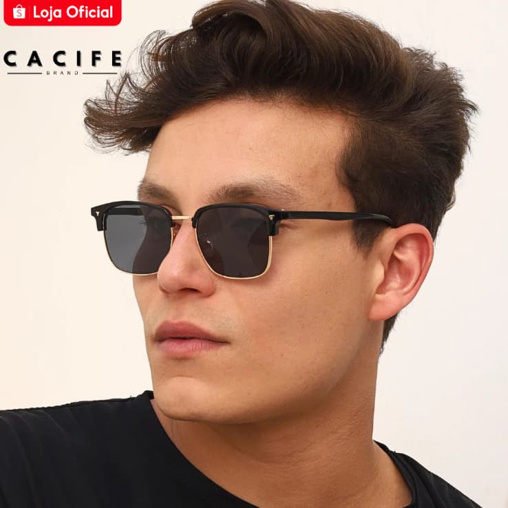 Óculos de Sol Palm Quadrado Premium Club Classico Vintage Tendencia Retro uv400 Masculino Feminino