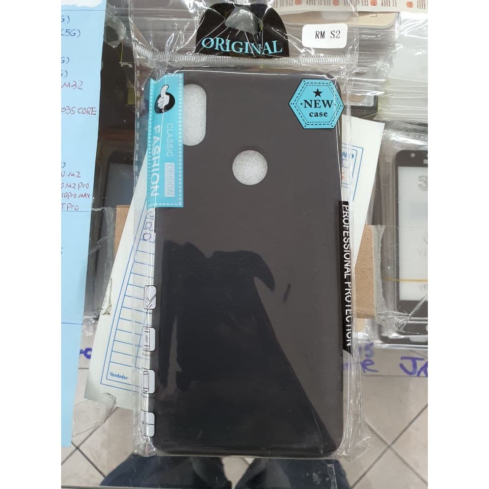 capa case silicone cover silky cores e fechada em baixo REDMI S2 5a note 5