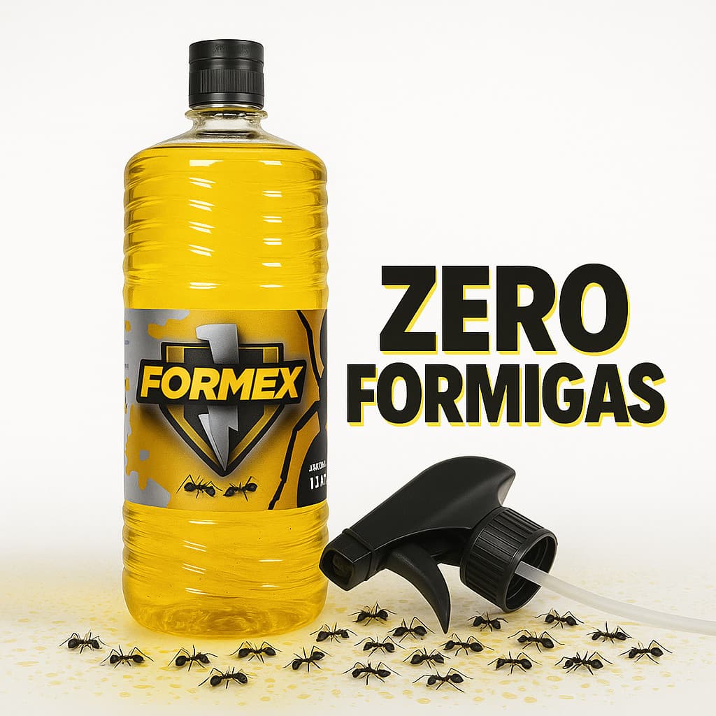 Acabar com Formiga e Insetos 4 Litros + 4 Gatilhos Grátis - Sem Cheiro